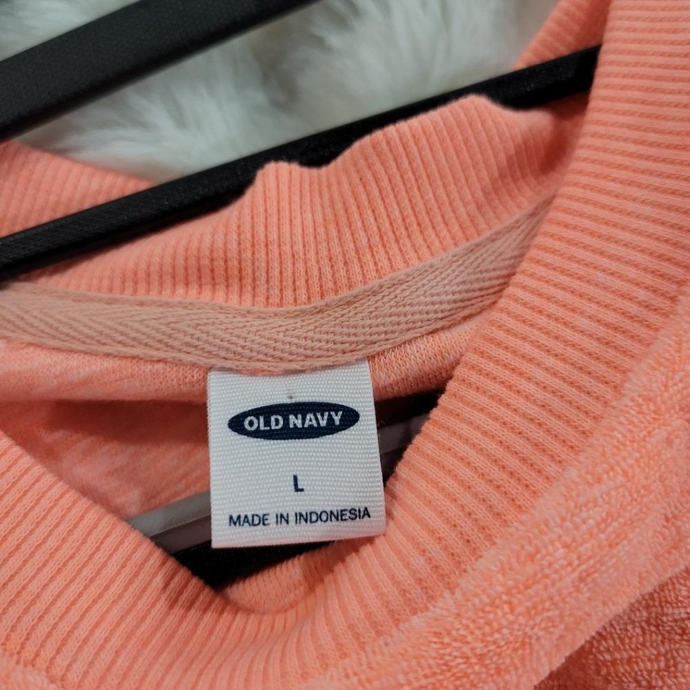 Old Navy Orange / Peach Women's Large Pullover - Picture 6 of 6